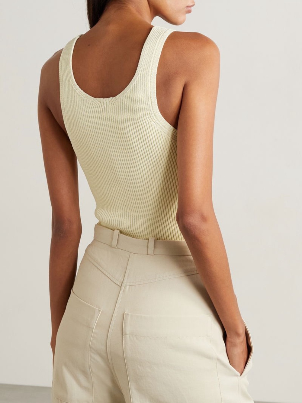 TOTEME Ribbed-Knit Tank - Picture 3 of 7
